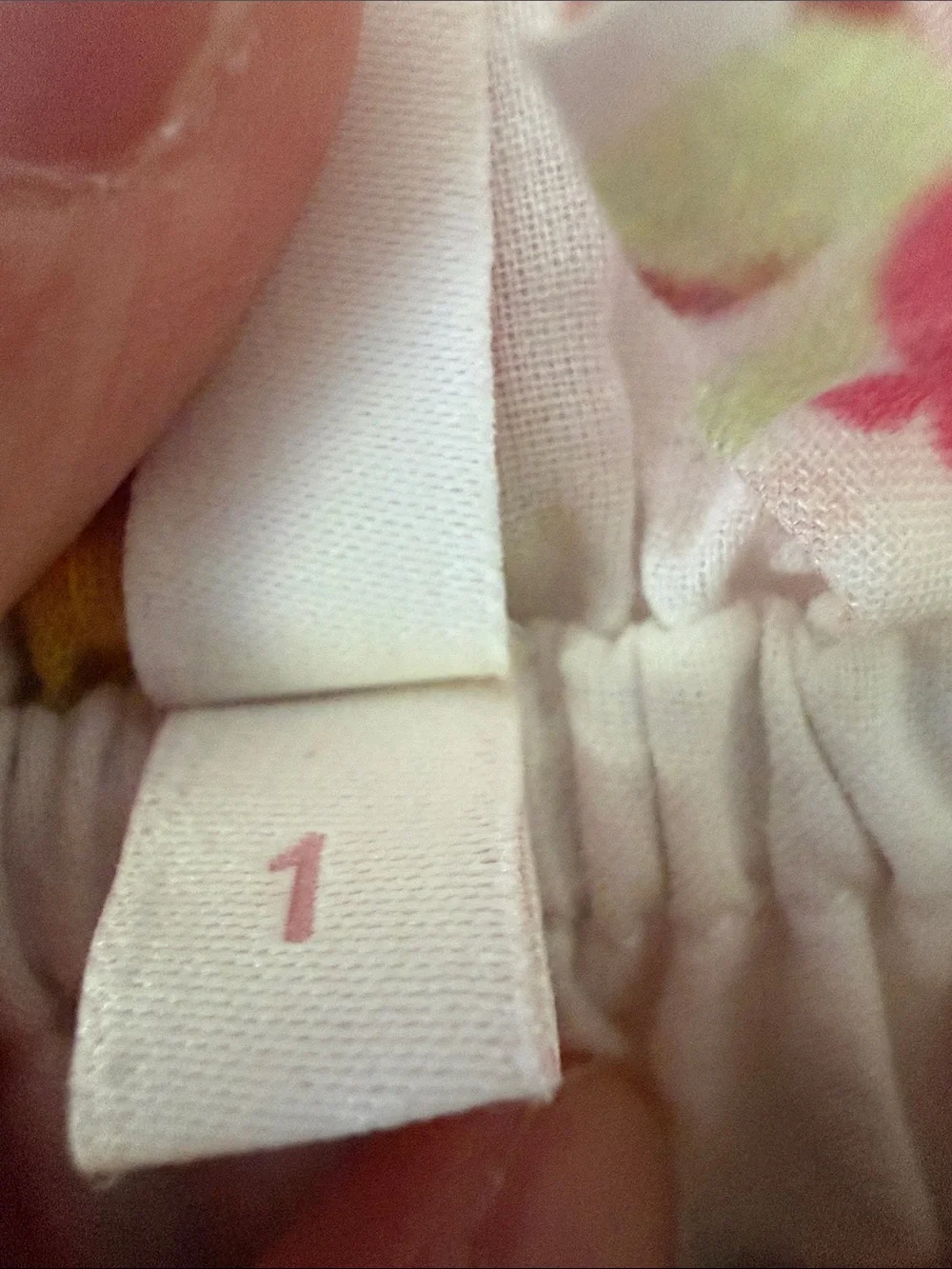 Zimmermann Kids Floral Smocked Dress- White with Pink & Yellow Floral Size 1